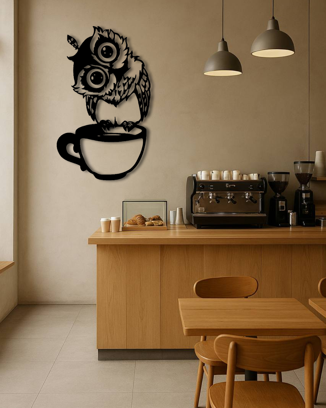 Сова на чашці